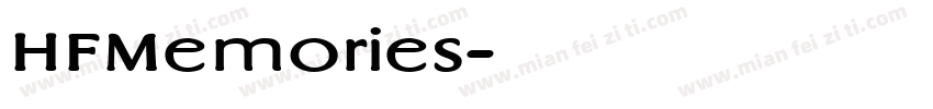 HFMemories字体转换