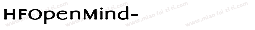 HFOpenMind字体转换