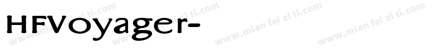 HFVoyager字体转换