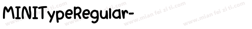 MINITypeRegular字体转换