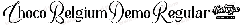 ChocoBelgiumDemoRegular字体转换