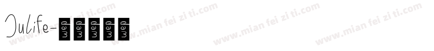 Julife字体转换