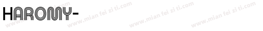 Haromy字体转换