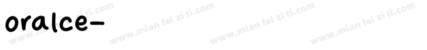 oralce字体转换