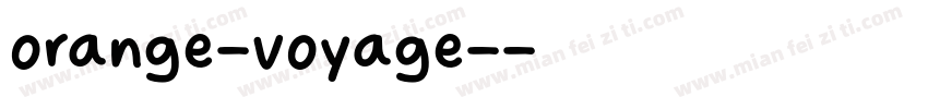 orange-voyage-字体转换