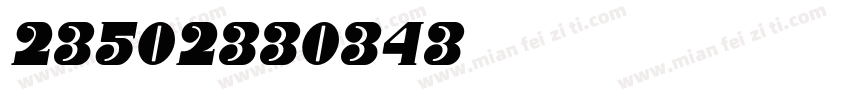 23502330343字体转换