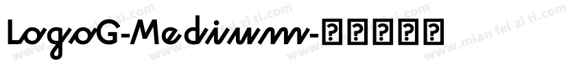 LogoG-Medium字体转换