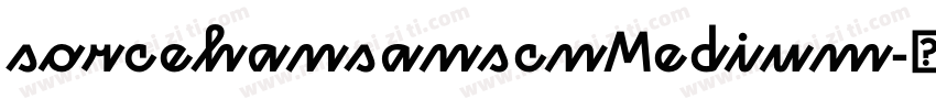 sorcehansanscnMedium字体转换