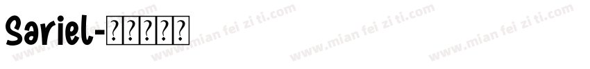 Sariel字体转换