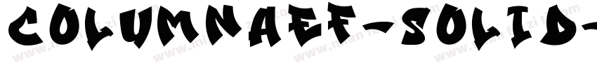 ColumnaEF-Solid字体转换