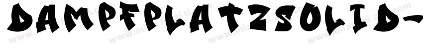 DampfplatzSolid字体转换
