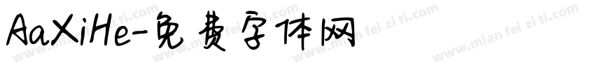 AaXiHe字体转换