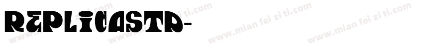 ReplicaStd字体转换