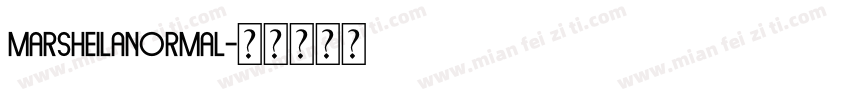 MarsheilaNormal字体转换
