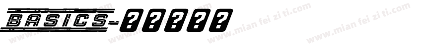 basics字体转换