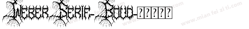 WeberSerif-Bold字体转换