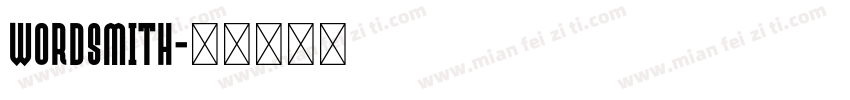 wordsmith字体转换