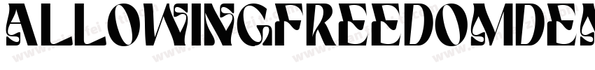 AllowingFreedomDemo字体字体转换