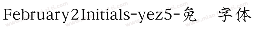 February2Initials-yez5字体转换
