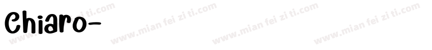 Chiaro字体转换