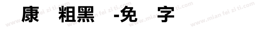华康俪粗黑体字体转换