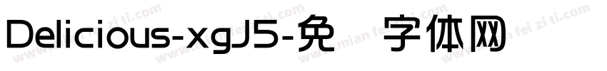 Delicious-xgJ5字体转换