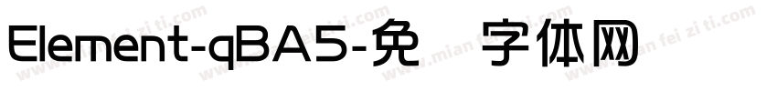 Element-qBA5字体转换