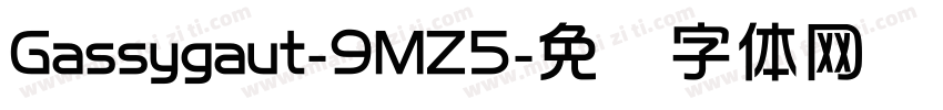 Gassygaut-9MZ5字体转换
