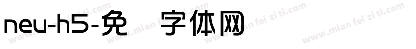 neu-h5字体转换
