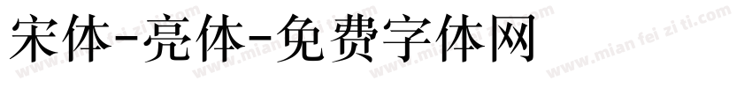 宋体-亮体字体转换