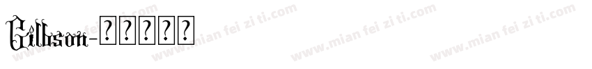 Gilbson字体转换
