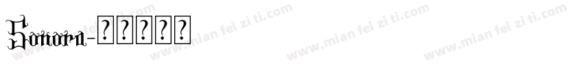 Sonora字体转换