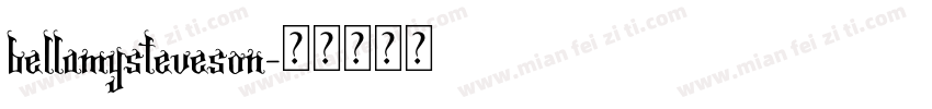 bellamysteveson字体转换