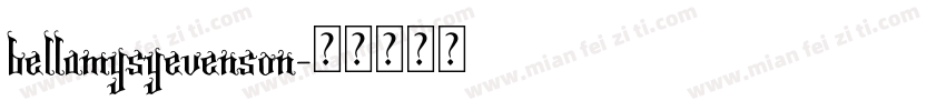 bellamysyevenson字体转换 bellamysyevenson字体转换