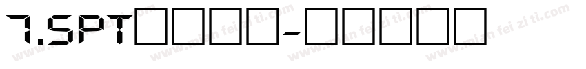 7.5pt黑体数字字体转换