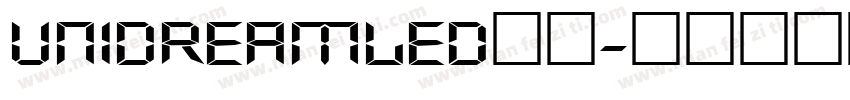 unidreamled液晶字体转换