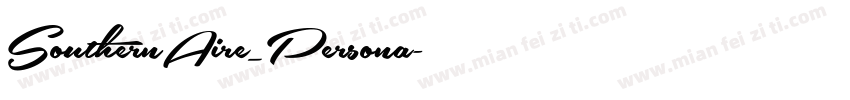 SouthernAire_Persona字体转换