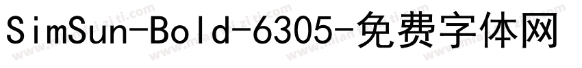 SimSun-Bold-6305字体转换