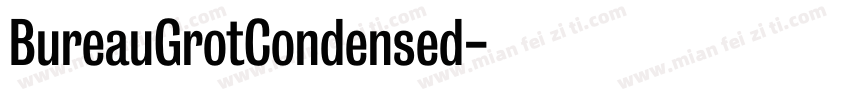 BureauGrotCondensed字体转换