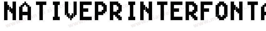 NativePrinterFontA字体转换