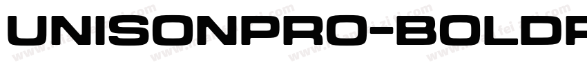 unisonpro-boldround字体转换