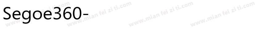 Segoe360字体转换
