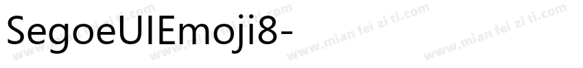 SegoeUIEmoji8字体转换