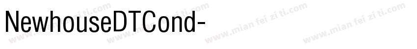 NewhouseDTCond字体转换
