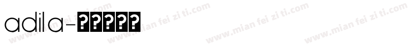 AdILA字体转换