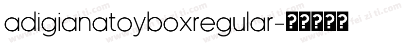 adigianatoyboxregular字体转换