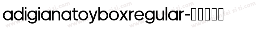 adigianatoyboxregular字体转换