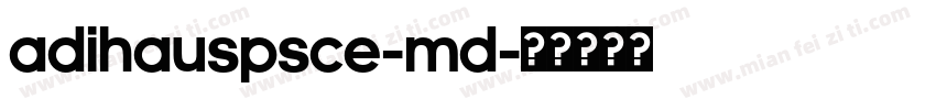 AdiHausPSCE-Md字体转换