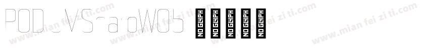 PODIUMSharpW05字体转换