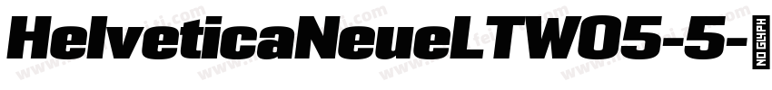 HelveticaNeueLTW05-5字体转换